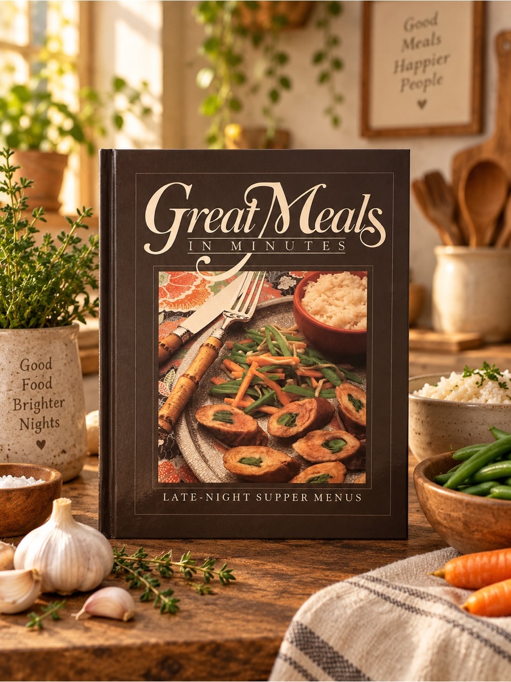 Time-Life Great Meals in Minutes Cookbook 
Late Night Supper Menus Hardcover